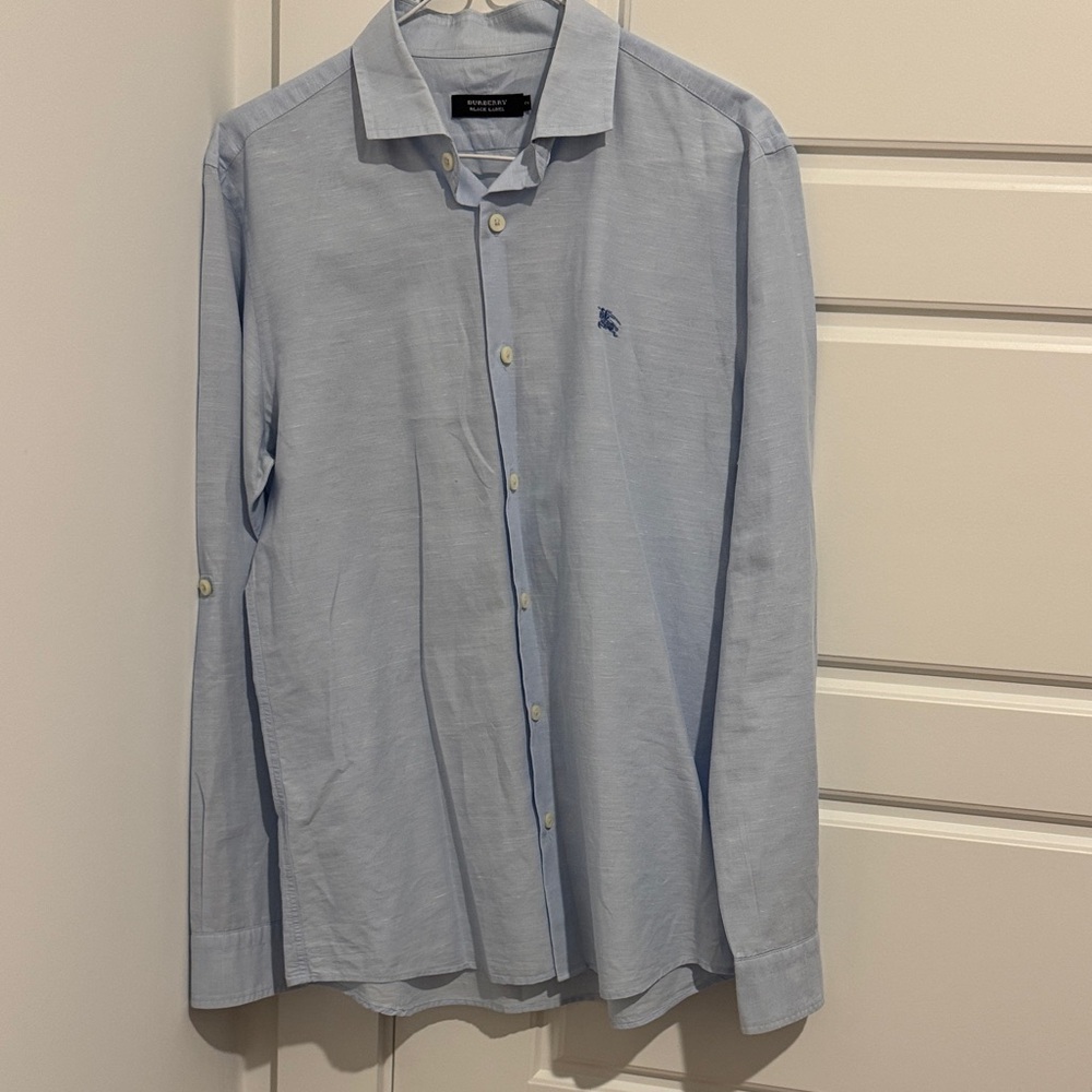 Burberry Light Blue Dress Shirt